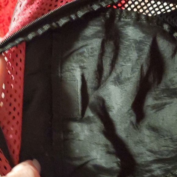 Large Pink mesh Adidas backpack - Picture 3 of 5